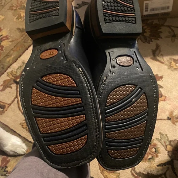 Ferrini Cowboy Boots, Men's Genuine Leather Square Toe Western Stitch men’s 11EE - Picture 6 of 15